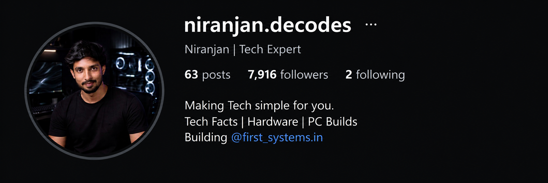 Niranjan before results